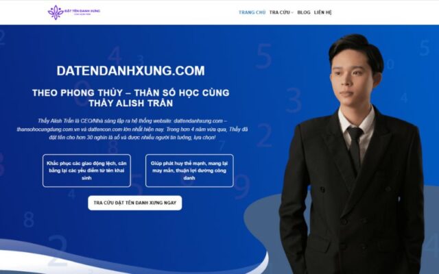 Thầy Alish Trần đặt tên danh xưng